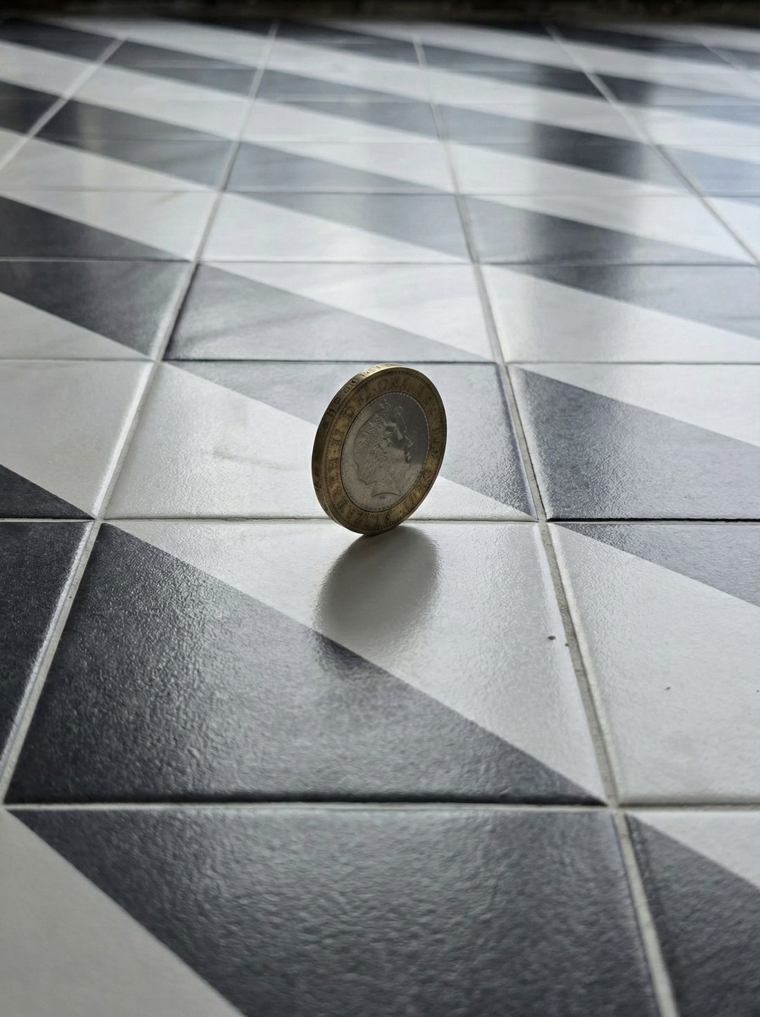 Precision floor tiling detail
